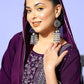 Women Kurta and Palazzo Set Satin