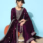 Women Kurta and Palazzo Set Silk Blend