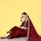 Women Kurta and Palazzo Set Silk Blend