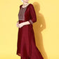 Women Kurta and Palazzo Set Silk Blend