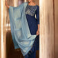 Women Silk Blend Kurta and Palazzo Set