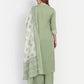 Women Blue Viscose Rayon Kurta and Palazzo Set