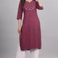 Women Kurta and Palazzo Set Viscose Rayon