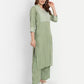 Women Blue Viscose Rayon Kurta and Palazzo Set
