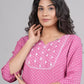 Women Kurta and Palazzo Set Viscose Rayon