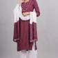 Women Kurta and Palazzo Set Viscose Rayon