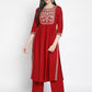 Women Kurta and Palazzo Set Viscose Rayon