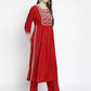 Women Kurta and Palazzo Set Viscose Rayon