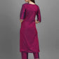 Women Kurta and Pant Set Art Silk