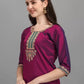 Women Kurta and Pant Set Art Silk
