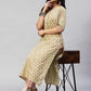Women Kurta and Pant Set Cotton Blend