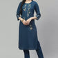 Women Kurta and Pant Set Cotton Blend