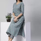 Women Kurta and Pant Set Cotton Blend
