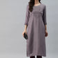 Women Kurta and Pant Set Cotton Blend