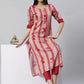Women Kurta and Pant Set Cotton Blend