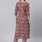 Women Kurta and Pant Set Cotton Blend