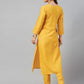 Women Kurta and Pant Set Cotton Blend