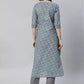 Women Kurta and Pant Set Cotton Blend