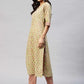 Women Kurta and Pant Set Cotton Blend