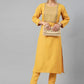 Women Kurta and Pant Set Cotton Blend