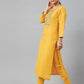 Women Kurta and Pant Set Cotton Blend