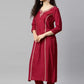 Women Kurta and Pant Set Cotton Blend