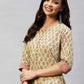 Women Kurta and Pant Set Cotton Blend