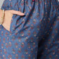 Women Kurta and Pant Set Cotton Blend