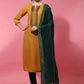 Women Kurta and Pant Set Cotton Blend