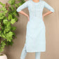 Women Kurta and Pant Set Cotton Blend