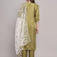 Women Silk Blend Kurta and Pant Set