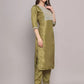 Women Silk Blend Kurta and Pant Set