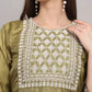Women Silk Blend Kurta and Pant Set