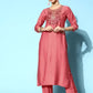 Women Kurta Pant And Dupatta Set Viscose Rayon