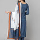 Women Kurta and Pant Set Viscose Rayon