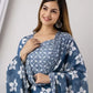 Women Kurta and Pant Set Viscose Rayon