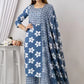 Women Kurta and Pant Set Viscose Rayon