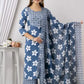 Women Kurta and Pant Set Viscose Rayon