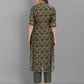 Women Kurta and Pant Set Viscose Rayon