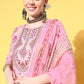Women Kurta and Sharara Set Cotton Blend