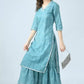 Women Kurta and Sharara Set Pure Cotton