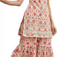 Women's Rayon Printed Sharara Kurti Set