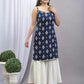 Women Kurta and Sharara Set Viscose Rayon