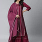 Women Viscose Rayon Kurta and Sharara Set