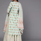 Women Cotton Blend Kurta and Skirt Set