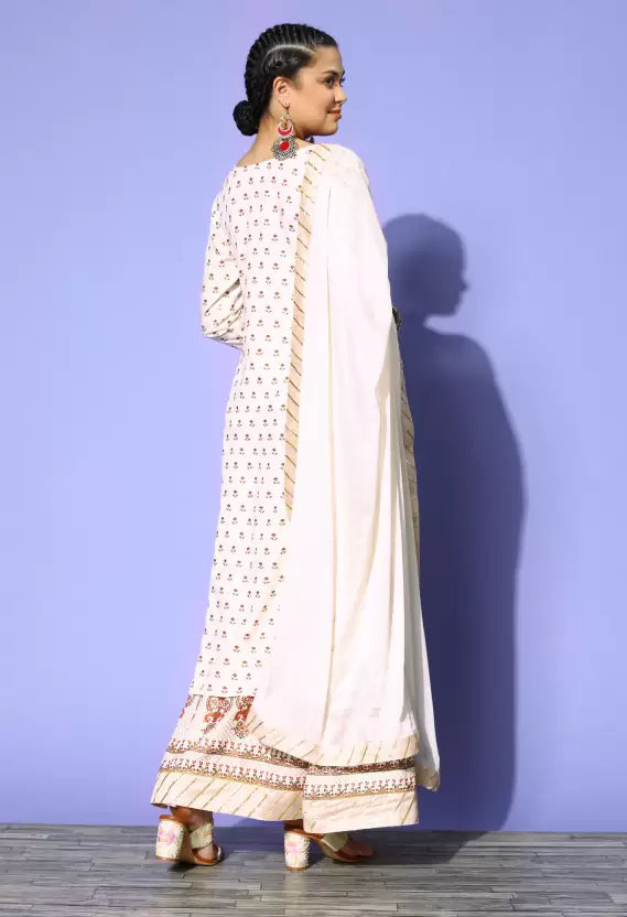 Women Kurta and Skirt Set Viscose Rayon