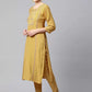 Women Kurta and Trousers Set Cotton Blend