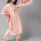 Women Silk Blend Kurta and Trousers Set