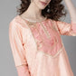 Women Silk Blend Kurta and Trousers Set