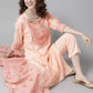 Women Silk Blend Kurta and Trousers Set